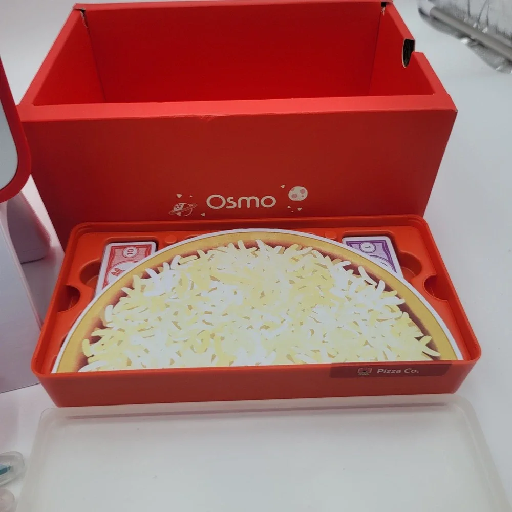 Osmo Pizza Co and Creative Starter Kit for iPad Learning Game Bundle Red White
